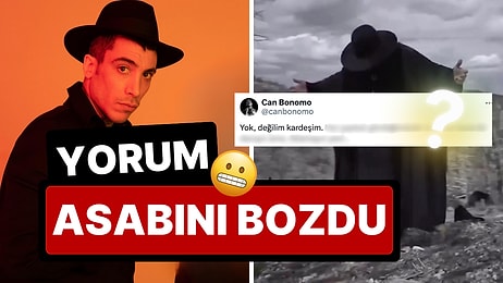 Viral Olan Videodaki Siyah Kostümlü Adam Kendisine Benzetilince Asabı Bozulan Can Bonomo Lafını Esirgemedi!