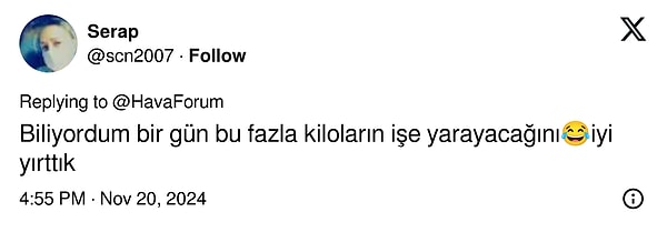 Hava Forum'un paylaşımına esprili yanıtlar ise gecikmedi. Hep birlikte o yorumlara bir bakalım👇🏻