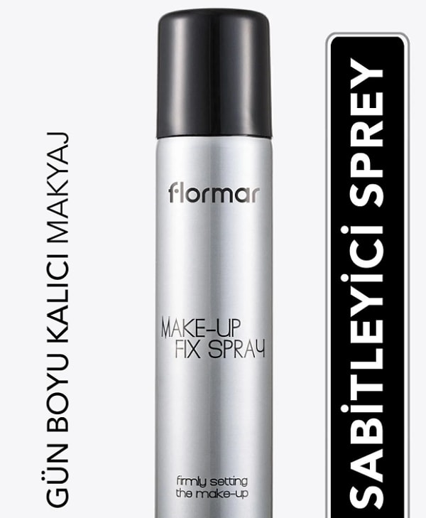 12. Flormar Ferahlatıcı ve Nemlendirici Makyaj Sabitleme Spreyi - Make-Up Fix Spray - 001