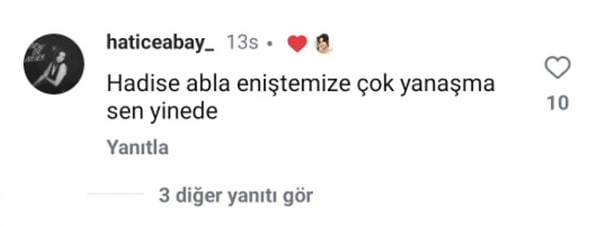 İşte Sibil Çetinkaya'nın beğendiği o yorum! Çetinkaya alttan alttan mesajı vermiş gibi görünüyor. Sizce de öyle mi? Yorumlarda buluşalım!