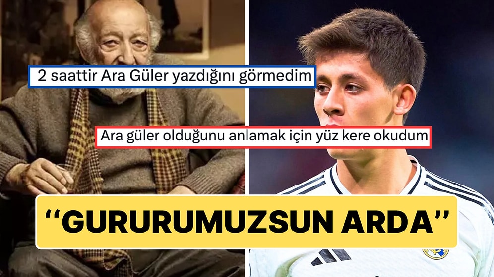 Ara Güler'i Arda Güler'le Karıştıran Twitter Kullanıcısı Görenleri Güldürdü!