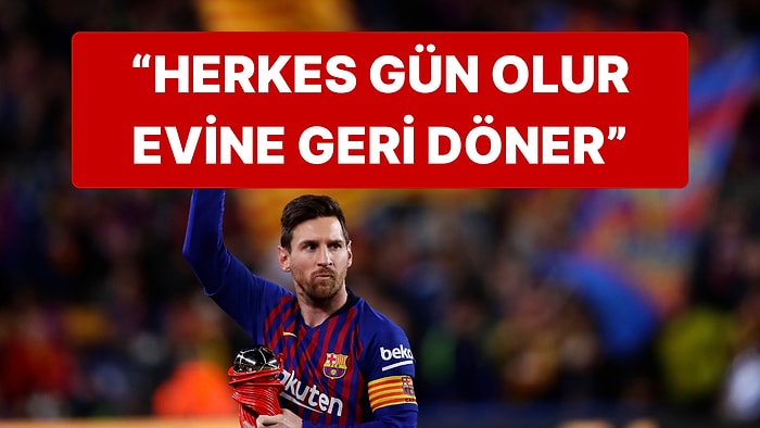 Lionel Messi Barcelona ile İlgili Beklenen Açıklamayı Yaptı