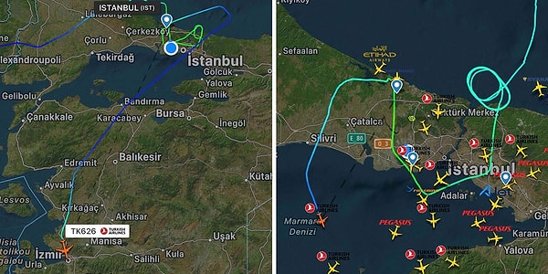 İstanbul Havalimanı'nda yaşanan zor anların aynısı Sabiha Gökçen Havalimanı'nda da yaşanıyor. İniş yapmak isteyen uçaklar bir süre havada tur atmak zorunda kalırken, kalkış seferlerinde ise kısa süreli gecikmeler yaşandı. Marmara Bölgesi'ni etkisi altına alan kuvvetli lodos ve fırtınanın etkisiyle Sabiha Gökçen Havalimanı ve İstanbul Havalimanı'nda iniş yapamayan bazı uçaklar da civardaki havalimanlarına yönlendiriliyor.