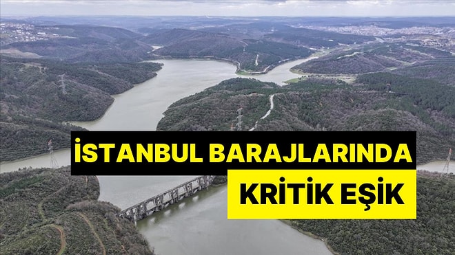 İstanbul Barajlarında Kritik Eşik! 23 Kasım 2024 Baraj Doluluk Oranları İSKİ: İstanbul Barajlarında Son Durum