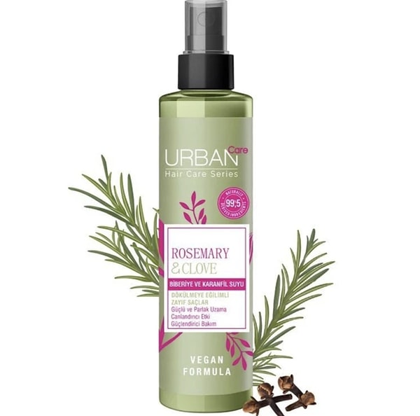 4. Urban Care Rosemary & Clove Biberiye ve Karanfil Suyu % 99.5 Doğal ve Saf 150 ml