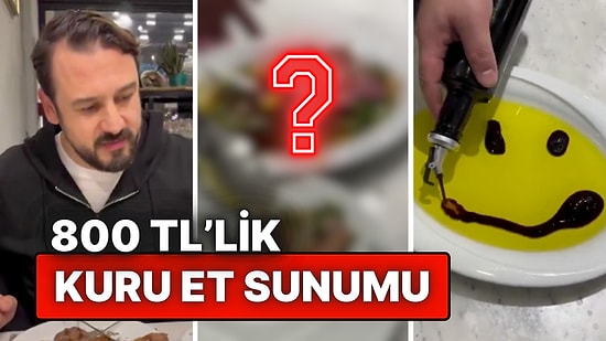 Bir İçerik Üreticisinin Paylaştığı Kuru Et Sunumu Dudak Uçuklattı!