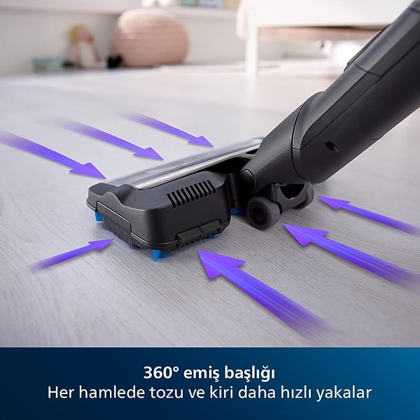 Philips XC7040/01 Şarjlı Dik Süpürge