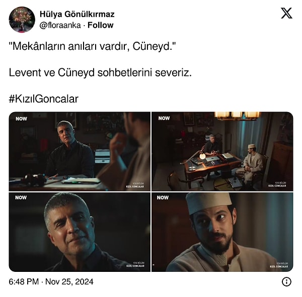 Vahit'in Cüneyd'in hayatına yüklediği yükler ve sonuçlarıyla ilgili konuştukları sahnenin seyir zevki öyle yüksekti ki yine izleyiciler fazlasıyla beğendi!