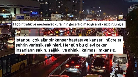 Kanserli Hücreye Benzettiği İstanbul'un Çilesine Bir Çift Lafı Olan Kişi