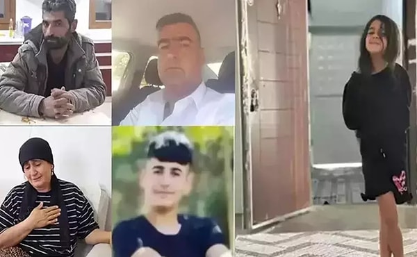 Görüntülerde, 15 yaşlarında olduğu tahmin edilen bir çocuğun, aile büyükleri tarafından adeta polis gibi sorgulandığı yer aldı.