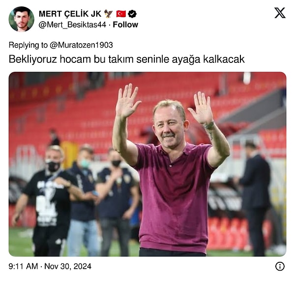 Sergen Yalçın haberleri sonrası Beşiktaşlı taraftarlarda heyecanlı bekleyiş başladı👇