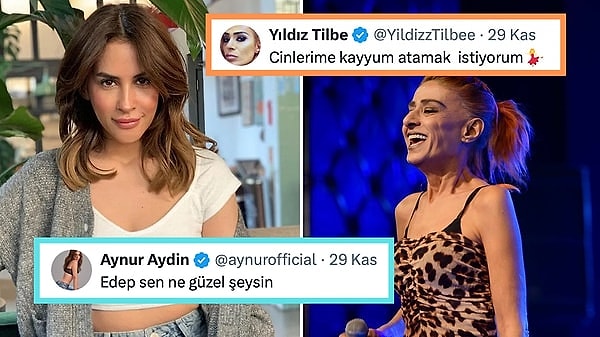 Ünlü isimlerimiz Instagram hesaplarından kimi zaman özel hayatlarını kimi zaman işlerini paylaşıyor. Ancak bazen anlatmak istedikleri için Instagram yetersiz kalıyor. İşte orada devreye Twitter (X) giriyor. Biz de Instagram'ı aşıp derdini Twitter'dan anlatmaya ant içmiş ünlülerin tweetlerini sizler için derledik. İşte Instagram'ı aşıp derdini Twitter'da da (X) anlatmaya ant içen ünlülerin bu hafta attıkları en ilgi çeken tweetler!