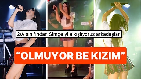 Dansı Dikkat Çekti: Şarkıcı Simge Bu Sefer de Liseli Eteği ve Yüksek Topuklu Kombiniyle Eleştirildi!