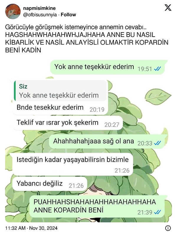 Böyle anneler kaldı mı?👇🥲