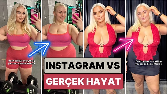 Instagram vs. Gerçek Hayat: Bir Kadın Sosyal Medyada Paylaştığı Fotoğrafın Gerçek Hallerini Paylaştı