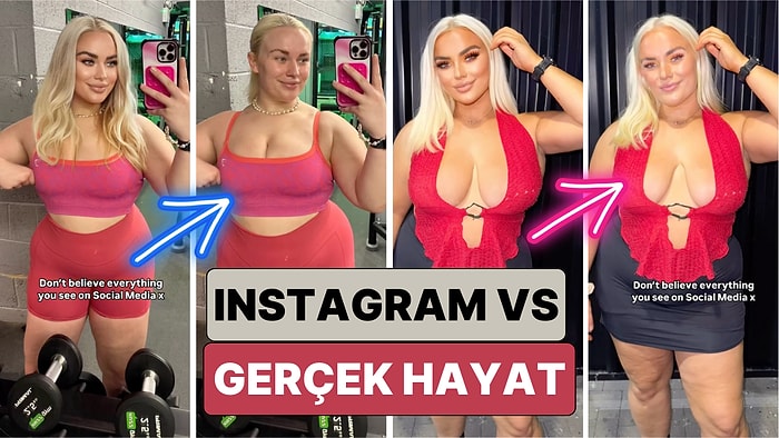 Instagram vs. Gerçek Hayat: Bir Kadın Sosyal Medyada Paylaştığı Fotoğrafın Gerçek Hallerini Paylaştı