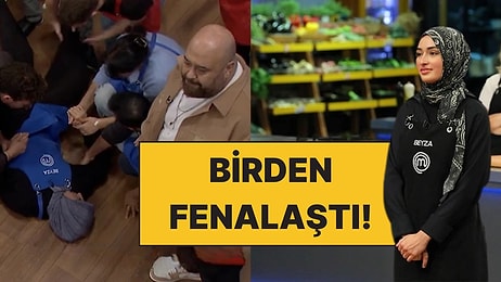 MasterChef'te Bir Anda Yere Yığılan Beyza Herkesi Korkuttu!