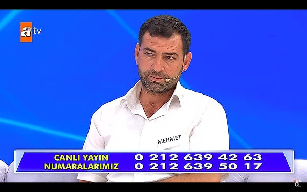 31. Müge Anlı'ya kayıp eşi Güllü Çolak'ı aramak için başvuran Mehmet'in önce aradığı Güllü ile nikahsız birliktelik yaşadığı ortaya çıktı. Sonra iddia sahiplerinin anlattıkları ile cinayet işledikleri konuşulmaya başladı.