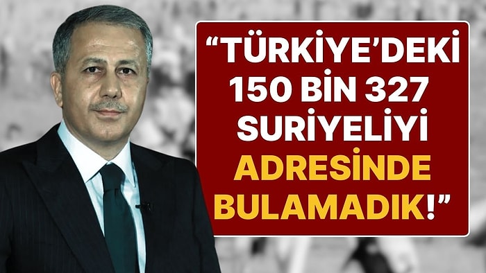 İçişleri Bakanı Ali Yerlikaya'dan Türkiye'deki Suriyeliler Açıklaması: "2 Milyon 938 Bin Suriyeli Var"