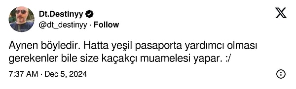 "Kaçak muamelesi"👇