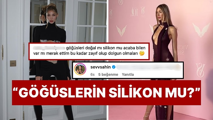 Transparan Elbisesiyle Çok Konuşulan Şevval Şahin'den "Göğüslerin Silikon mu?" Sorusuna Dobra Yanıt!