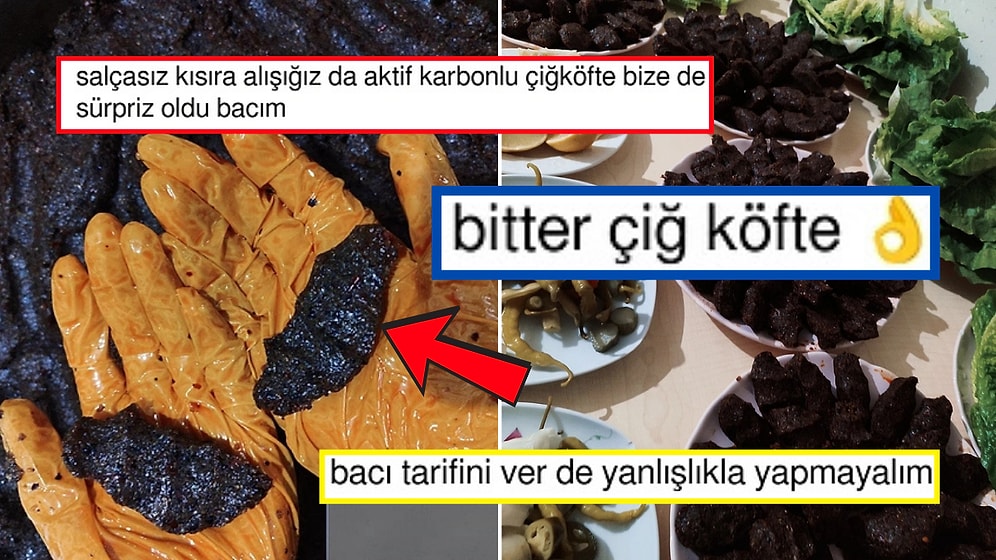 Tarifini Ver de Yapmayalım: Bitter Çikolata Rengindeki Çiğ Köftesiyle Görenlerin Midesini Yakan Kullanıcı