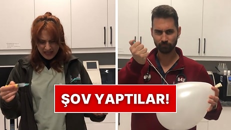 Hekimler Balonu Patlatmadan İğne Batırmayı Denedi: Başhekim ve Cerrah Şov Yaptı!