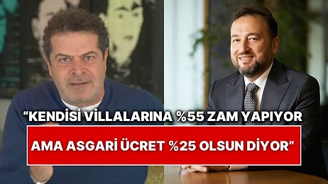 MÜSİAD Başkanının “Asgari Ücret Zammı En Fazla %25 Olmalı” Cümlesine Cüneyt Özdemir’den Yanıt Geldi