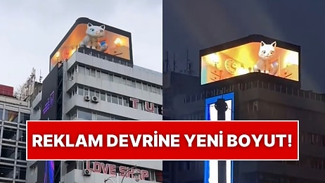 Çin ve Japonya’dan Sonra Sıra Ankara’ya Geldi: 3D LED Ekranlar Reklamlar İçin Kızılay’da Yerini Aldı