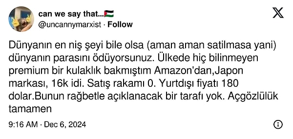 Bunun yüksek taleple ilgisi olduğunu düşünenlere şöyle bir yanıt geldi.