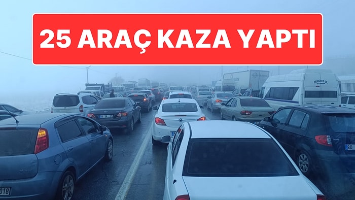 25 Aracın Karıştığı Zincirleme Trafik Kazası: 31 Kişi Yaralandı