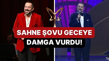 Mesleğinin Otuzuncu Yılında Altın Kelebek Ödülünün Sahibi Olan Ata Demirer'in Sahne Şovu Geceye Damga Vurdu