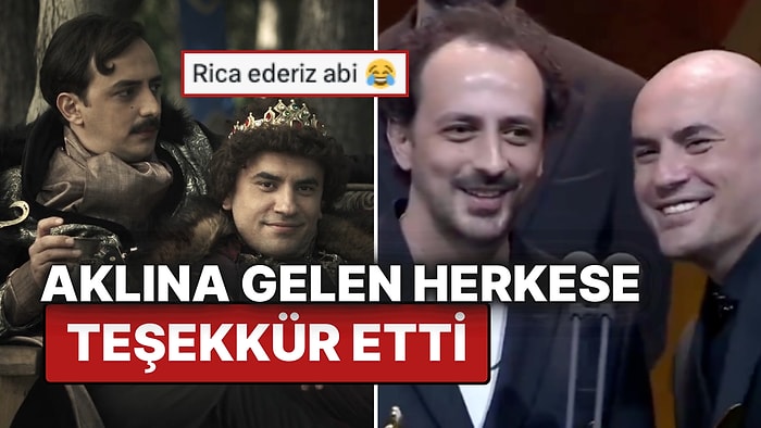 Aklına Gelene Teşekkür Etti: Kerem Özdoğan'ın Konuşması Altın Kelebek Gecesini Kahkahalara Boğdu!