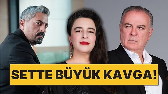 Siyah Kalp'te Kriz: Burak Sergen Sette Bülent Polat'ın Üstüne Yürüdü, Set İptal Edildi!