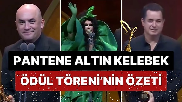 Dün gece düzenlenen 50. Pantene Altın Kelebek Ödülleri, birbirinden renkli ve unutulmaz anlara sahne oldu. 'En İyiler'in ödüllendirildiği bu tören, duygusal anların yanı sıra eğlenceli olaylarla da izleyicilere keyifli anlar yaşattı. Her sene olduğu gibi, bu yıl da törenin komik anları sosyal medyada büyük ilgi gördü. Twitter kullanıcısı @spelltheteax, Pantene Altın Kelebek Ödül Töreni’ni mizahi bir dille özetleyerek, geceye damga vuran komik anları bir araya getirdi.