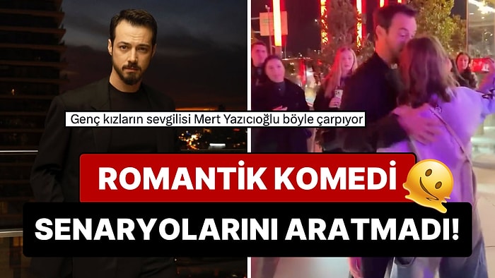 Altın Kelebek Kırmızı Halısında Hayranıyla Çarpışan Mert Yazıcıoğlu'nun O Anları Dizi Senaryolarını Aratmadı