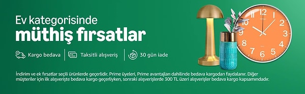 Amazon'da indirimli ürünleri bulabileceğiniz kategorileri listeledik;