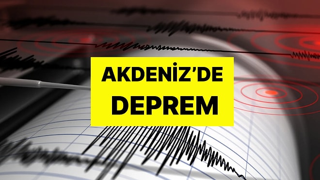 Muğla Datça'da Korkutan Deprem