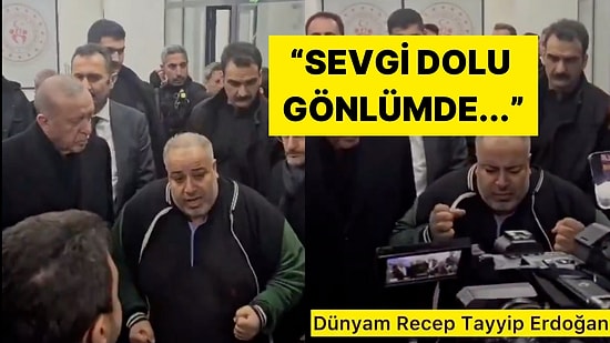 Erdoğan'ın Gaziantep Ziyaretinde Bir Vatandaş Şiir Okumaya Çalıştı