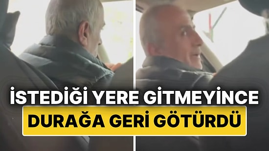 İstanbul’da Taksi Çilesi: İstediği Yere Gitmeyen Yolcuyu Durağa Geri Götürdü