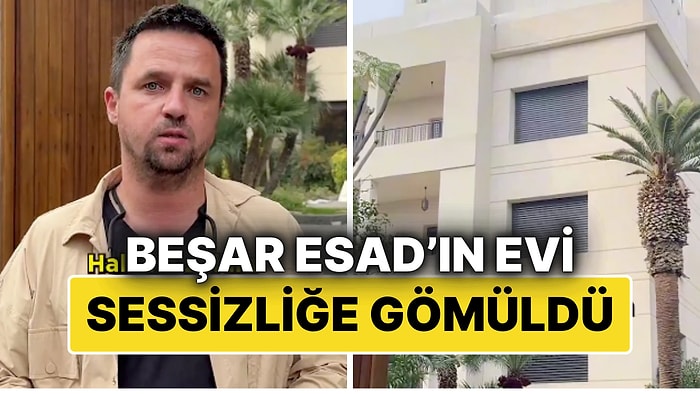 Suriye'de Esad Rejimi Son Buldu: Görkemli Evi Sessizliğe Gömüldü