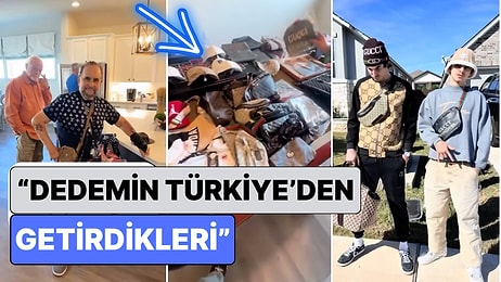 Evi Pazar Yerine Çevirmiş: Bir Genç Türkiye'yi Ziyaret Eden Dedesinin Dönüşte Getirdiklerini Paylaştı