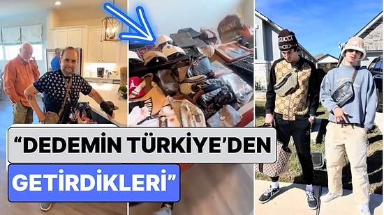 Evi Pazar Yerine Çevirmiş: Bir Genç Türkiye'yi Ziyaret Eden Dedesinin Dönüşte Getirdiklerini Paylaştı