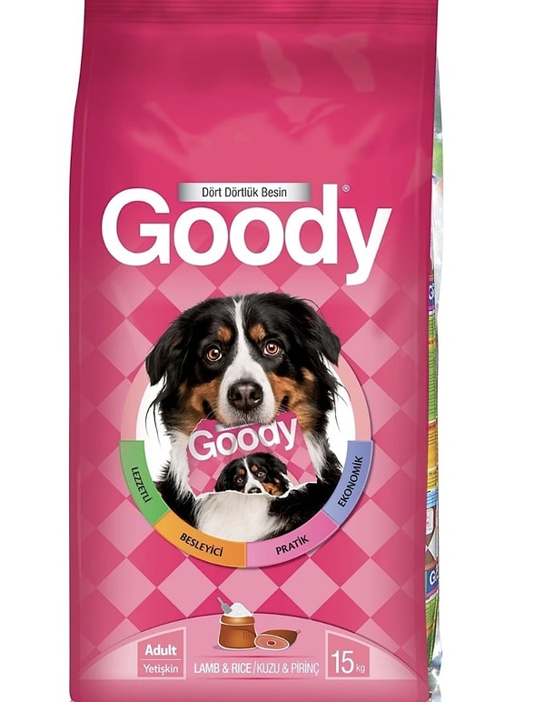 Köpek maması markaları arasında öne çıkan bir marka Goody.