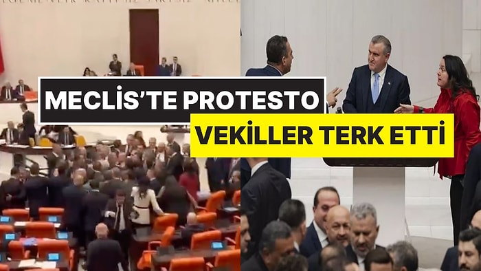 Muhalefet TBMM’yi Terk Etti! CHP’li Vekiller Bakan Osman Aşkın Bak'a Sırtını Dönünce Tansiyon Yükseldi