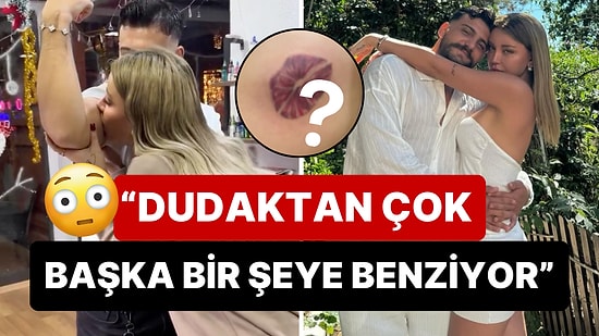Batucan Sevgilisi Mika Raun'un Öpücük İzini Dövme Yaptırdı: Ortaya Çıkan Sonuç Goygoyculara Malzeme Oldu