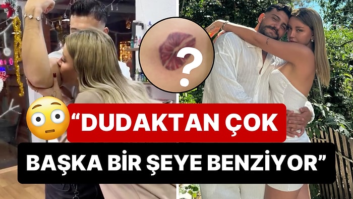 Batucan Sevgilisi Mika Raun'un Öpücük İzini Dövme Yaptırdı: Ortaya Çıkan Sonuç Goygoyculara Malzeme Oldu