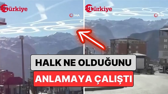 Halk Kendi Kendine Fikir Yürüttü: Hakkari'de Yolcu Uçaklarının Yaptıkları Uçuş Manevraları Dikkat Çekti