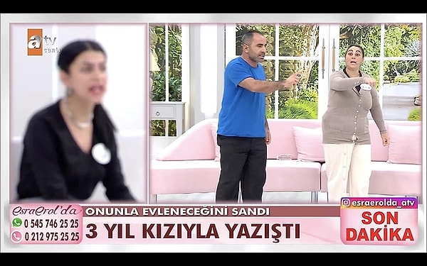 10. Esra Erol'da Sedef, babasını başka bir kadın gibi davranarak kandırdığını itiraf etti. Başka bir kadın gibi sosyal medyada babasıyla konuşan kız, babasından yüklü miktarda para aldığını da söyledi. Baba, eşini aldattığı sırada kızının açtığı fake hesaba arabasını satıp para gönderdiğini dile getirdi.