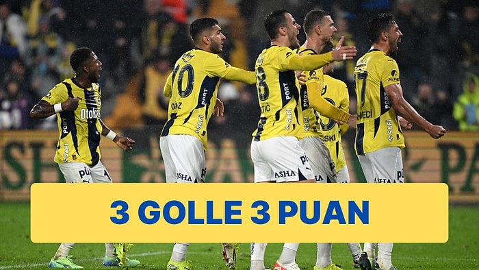 Fenerbahçe Başakşehir Karşısında Hata Yapmadı, 3 Puanı 3 Golle Aldı